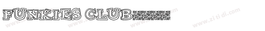 funkies club字体转换